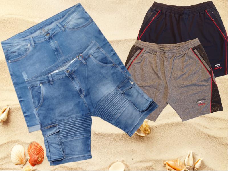 Férfi nagyméretű rövidnadrág