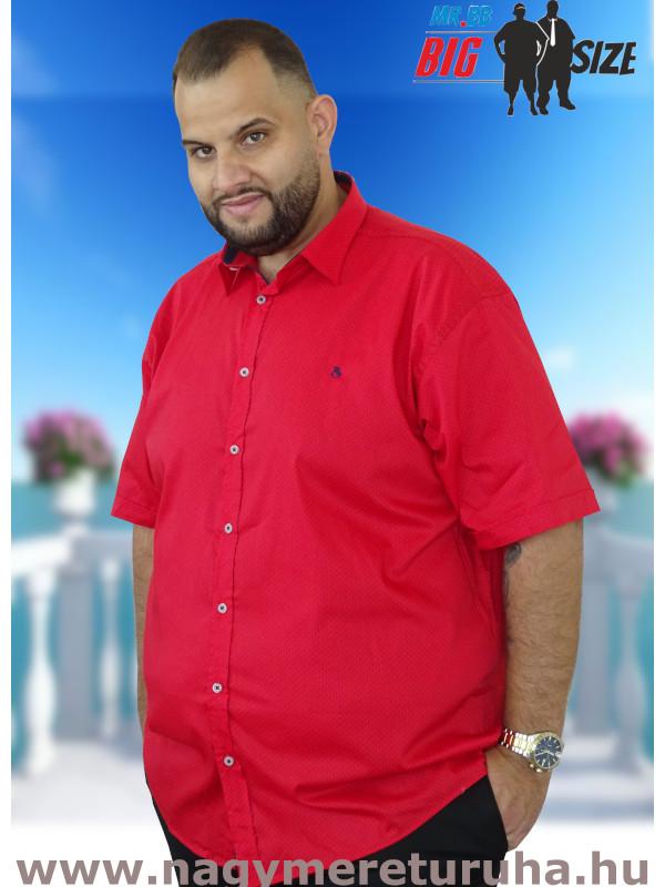 Férfi nagyméretű piros ing
