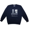Kép 1/3 - Hosszú ujjú póló Brooklyn 4XL sötétkék nagyméretű