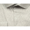 Kép 2/3 - 2XL-6XL méretű B.Fehér hálós rejtett gombos férfi nagyméretű hosszú ujjú ing. Prémium minőségű rugalmas pamut anyagból.Rendeljen online kényelmesen vagy jöjjön el személyesen üzletünkbe!2