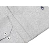 Kép 4/4 - 2XL-6XL méretű B.Fehér-kék mintás rejtett gombos férfi nagyméretű hosszú ujjú ing rugalmas pamut anyagból.Rendeljen online kényelmesen vagy jöjjön el személyesen üzletünkbe!3