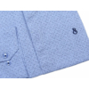 Kép 3/4 - 2XL-6XL méretű B.Kék Cubic rejtett gombos férfi nagyméretű hosszú ujjú ing. Prémium minőségű rugalmas pamut anyagból.Rendeljen online kényelmesen vagy jöjjön el személyesen üzletünkbe!3