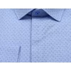 Kép 2/4 - 2XL-6XL méretű B.Kék Cubic rejtett gombos férfi nagyméretű hosszú ujjú ing. Prémium minőségű rugalmas pamut anyagból.Rendeljen online kényelmesen vagy jöjjön el személyesen üzletünkbe!2