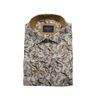 Kép 1/3 - Extra nagy 2XL méretű B.Botanica barna férfi hosszú ujjú pamut szatén ing. Kényeztető luxus érzés a mindennapokra.Rendeljen online kényelmesen vagy jöjjön el személyesen üzletünkbe!