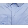 Kép 2/3 - Extra nagy 2XL-6XL méretű B.Kék férfi hosszú ujjú pamut szatén ing. Kényeztető luxus érzés a mindennapokra.Rendeljen online kényelmesen vagy jöjjön el személyesen üzletünkbe!2