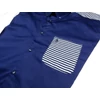 Kép 4/5 - Extra nagy 2XL méretű B.Marine sötétkék zsebes férfi hosszú ujjú pamut szatén ing. Kényeztető luxus érzés a mindennapokra.Rendeljen online kényelmesen vagy jöjjön el személyesen üzletünkbe!3