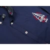 Kép 2/4 - Extra nagy 2XL méretű B.Yacht sötétkék férfi hosszú ujjú ing prémium minőségű 100% pamutból.Rendeljen online kényelmesen vagy jöjjön el személyesen üzletünkbe!2