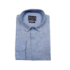 Kép 1/3 - XL, 2XL,3XL,4XL,5XL férfi nagyméretű rejtett gombos lenvászon ing, kék színben. Kényelmes nyári viselet.Rendeljen online kényelmesen vagy jöjjön el személyesen üzletünkbe!