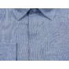 Kép 3/3 - XL, 2XL,3XL,4XL,5XL férfi nagyméretű rejtett gombos lenvászon ing, kék színben. Kényelmes nyári viselet.Rendeljen online kényelmesen vagy jöjjön el személyesen üzletünkbe!