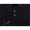 Kép 3/3 - Elegáns XL, 2XL, 3XL, 4XL, 5XL méretű B.Sötétkék férfi nagyméretű dupla galléros hosszú ujjú ing. Öltözzön a legújabb trendek szerint extra méretekkel is! Prémium minőségű rugalmas pamut anyagból.Gyors szállítás!2