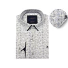 Kép 1/3 - Elegáns XL, 2XL, 3XL, 4XL, 5XL méretű B.Labirintus férfi nagyméretű dupla galléros hosszú ujjú ing fehér alapon sötétkék mintával Prémium minőségű rugalmas pamut anyagból.Rendeljen online kényelmes,gyorsan.