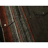Kép 3/3 - Nagy 2XL-6XL méretű kapucnis B.Winter fekete-rozsda csíkos, férfi hosszú ujjú kapucnis farmering, prémium minőségű 100% pamutból.Rendeljen online gyors szállítással vagy jöjjön el hozzánk személyesen üzletünkbe!2