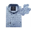 Kép 1/3 - Sportos elegáns férfi nagyméretű B.Sketch kék modern mintás hosszú ujjú ing. 2XL-6XL méretekben rendelhető online vagy jöjjön el személyesen üzletünkbe!