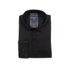 Kép 1/3 - 2XL méretű B.Ébenfekete férfi nagyméretű rejtett gombos hosszú ujjú ing rugalmas pamut anyagból.Rendeljen online kényelmesen vagy jöjjön el személyesen üzletünkbe!