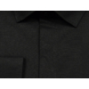 Kép 3/3 - 2XL méretű B.Ébenfekete férfi nagyméretű rejtett gombos hosszú ujjú ing rugalmas pamut anyagból.Rendeljen online kényelmesen vagy jöjjön el személyesen üzletünkbe!2