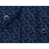 Kép 4/4 - 2XL-6XL méretű B.Sötétkék hologram dupla gombos férfi nagyméretű hosszú ujjú ing a legújabb trendek szerint. Prémium minőségű rugalmas pamut anyagból.Rendeljen online kényelmesen vagy jöjjön el személyesen üzletünkbe!3