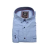 Kép 1/3 - 6XL-9XL Extra nagyméretű sportos elegáns B.Kék hímzett zsebes férfi hosszú ujjú ing kiváló minőségű 100% pamut anyagból.Rendeljen online kényelmesen vagy jöjjön el személyesen üzletünkbe!