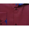 Kép 3/3 - 8XL-Extra nagyméretű elegáns M.Fényes bordó zsebes férfi hosszú ujjú ing kiváló minőségű anyagokból.Rendeljen online kényelmesen vagy jöjjön el személyesen üzletünkbe!2