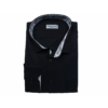Kép 1/3 - 4XL-Nagyméretű elegáns M.Fényes fekete zsebes férfi hosszú ujjú ing kiváló minőségű anyagokból.Rendeljen online kényelmesen vagy jöjjön el személyesen üzletünkbe!