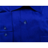 Kép 3/3 - 3XL nagyméretű elegáns M.Fényes királykék zsebes férfi hosszú ujjú ing kiváló minőségű anyagokból.Rendeljen online kényelmesen vagy jöjjön el személyesen üzletünkbe!2