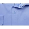 Kép 3/3 - 7XL Extra nagyméretű elegáns M.Kékeslila zsebes férfi hosszú ujjú ing kiváló minőségű anyagokból.Rendeljen online kényelmesen vagy jöjjön el személyesen üzletünkbe!2