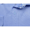 Kép 3/3 - 5XL Extra nagyméretű elegáns M.Kékeslila zsebes férfi hosszú ujjú ing kiváló minőségű anyagokból.Rendeljen online kényelmesen vagy jöjjön el személyesen üzletünkbe!2