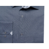 Kép 3/3 - 3XL-Extra nagyméretű elegáns M.Sötétszürke zsebes férfi hosszú ujjú ing kiváló minőségű anyagokból.Rendeljen online kényelmesen vagy jöjjön el személyesen üzletünkbe!2