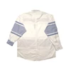 Kép 4/4 - 2XL,3XL,4XL,5XL,6XL nagy méretű B.Fehér kék csíkos férfi hosszú ujjú lenvászon ing. Kényelmes nyári viselet.Rendeljen online kényelmesen vagy jöjjön el személyesen üzletünkbe!3