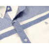 Kép 3/4 - 2XL,3XL,4XL,5XL,6XL nagy méretű B.Fehér kék csíkos férfi hosszú ujjú lenvászon ing. Kényelmes nyári viselet.Rendeljen online kényelmesen vagy jöjjön el személyesen üzletünkbe!2