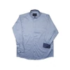 Kép 1/3 - 2XL-6XL nagyméretű B.Kék alkalmi férfi hosszú ujjú pamut szatén ing rugalmas anyagból. Kényeztető luxus érzés a mindennapokra.Rendeljen online kényelmesen vagy jöjjön el személyesen üzletünkbe!