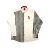 Kép 1/3 - 2XL,3XL,4XL,5XL,6XL extra nagy méretű B.Sailor fekete csíkos férfi hosszú ujjú pamut szatén ing vitorlás hímzett mintával. Kényeztető luxus érzés a mindennapokra.Rendeljen online kényelmesen vagy jöjjön el személyesen üzletünkbe!
