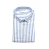 Kép 1/3 - 4XL-11XL Extra nagyméretű alkalmi M.Swing fehér-égkék csíkos, zsebes férfi hosszú ujjú ing kiváló minőségű rugalmas pamutból.Rendeljen online kényelmesen vagy jöjjön el személyesen üzletünkbe!