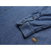 Kép 4/4 - Férfi patentos farmering 6XL kék extra nagyméretű