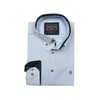 Kép 1/3 - 2XL, 3XL, 4XL, 5XL, 6XL nagyméretű B.Smart kék, mintás férfi hosszú ujjú ing prémium minőségű rugalmas pamutból.Rendeljen online gyors szállítással vagy jöjjön el hozzánk személyesen üzletünkbe!