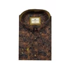 Kép 1/3 - 6XL, 7XL, 8XL, 9XL extra nagyméretű B.Spirit barna virágos férfi hosszú ujjú ing prémium minőségű rugalmas pamutból.Rendeljen online gyors szállítással vagy jöjjön el hozzánk személyesen üzletünkbe!
