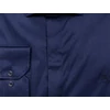 Kép 3/3 - 2XL,3XL,4XL,5XL,6XL nagy méretű B.Sötétkék férfi hosszú ujjú rejtett gombos szatén ing. Kényeztető luxus érzés a mindennapokra.Rendeljen online kényelmesen vagy jöjjön el személyesen üzletünkbe!2