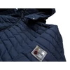 Kép 3/6 - XL-6XL nagyméretű sötétkék színű férfi pufi télikabát levehető kapucnival