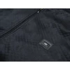 Kép 3/4 - 3XL 6XL méretű velúr hatású nagyméretű férfi átmeneti kabát fekete színben