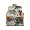 Kép 5/5 - 3XL-10XL extra nagyméretű férfi pufi mellény divatos graffiti feliratokkal, mely az őszi/téli szezon sláger terméke.Rendeljen online kényelemesen vagy jöjjön el hozzánk személyesen üzletünkbe!4
