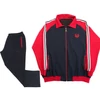 Kép 1/7 - 7XL-10XL EXTRA nagyméretű R.Contrast piros-sötétkék férfi melegítő szett rugalmas pamut anyagból.Rendeljen online kényelmesen.Gyors 1-2 napos szállítás!1