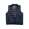Kép 3/6 - Nagy 3XL-6XL méretű férfi sötétkék színű levehető kapucnis pufi mellény prémium minőségű vízlepergetős anyagból.Rendeljen online kényelemesen vagy jöjjön el hozzánk személyesen üzletünkbe!4
