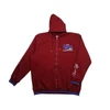 Kép 1/4 - Divatos 3XL,4XL,5XL,6XL méretű PP.Bordó Superior férfi vastag kapucnis kardigán, prémium minőségű 100% pamutból.Rendeljen online, vagy jöjjön el hozzánk személyesen!