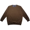 Kép 1/3 - Sportos elegáns A.Barna Royal nagyméretű férfi pulóver.Prémium minőségű 100% pamutból 2XL-6XL méretekben.Rendeljen kényelemesen online vagy jöjjön el hozzánk üzletünkbe!1