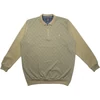 Kép 1/3 - Férfi 2XL-6XL méretű sportos elegáns A.Bézs Dimension félcipzáras galléros pulóver.Prémium minőségű, puha 100% pamutból.Rendeljen kényelemesen online vagy próbálja fel személyesen üzletünkben!1