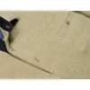 Kép 2/3 - 2XL-6XL nagyméretű sportos elegáns A.Bézs zsebes férfi galléros pulóver.Prémium minőségű rugalmas pamut anyagból.Rendeljen kényelemesen online vagy próbálja fel személyesen üzletünkben!2