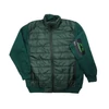 Kép 1/5 - 3XL-Nagyméretű férfi steppelt cipzáras pulóver,sötét zöld színben.Kiváló minőségű,3XL,4XL,5XL,6XL méretű kardigán.Rendeljen online kényelemesen vagy jöjjön el hozzánk üzletünkbe!