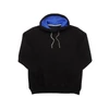 Kép 1/5 - Extra nagy 3XL-8XL méretű férfi kenguruzsebes pulóver, fekete színben, 3D feliratokkal.Prémium minőségű 100% pamutból. Rendeljen online, vagy jöjjön el hozzánk személyesen!