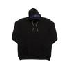 Kép 5/5 - Extra nagy 3XL-8XL méretű férfi kenguruzsebes pulóver, fekete színben, 3D feliratokkal.Prémium minőségű 100% pamutból. Rendeljen online, vagy jöjjön el hozzánk személyesen!4