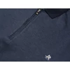 Kép 3/3 - 2XL-6XL nagyméretű sportosan elegáns A.Sötétkék Elegant férfi félcipzáras galléros pulóver.Prémium minőségű 100% pamutból.Rendeljen kényelemesen online vagy próbálja fel személyesen üzletünkben!2