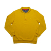 Kép 1/3 - 3XL,4XL,5XL-nagyméretű férfi galléros pulóver mustár sárga színben.Prémium minőségű, puha pamutból.Rendeljen kényelemesen online vagy próbálja fel személyesen üzletünkben!1